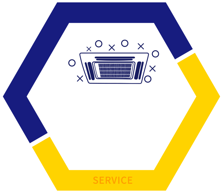 業務用空調機器分解洗浄